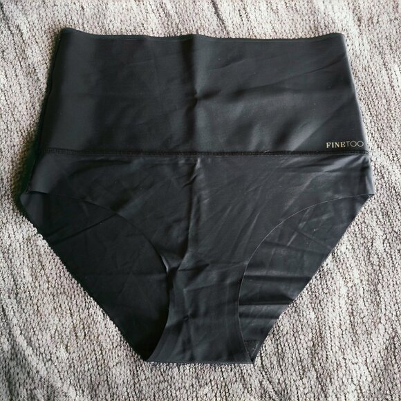 NWOT FINETOO XL High Waisted Thongs w Tummy Control - Picture 2 of 4